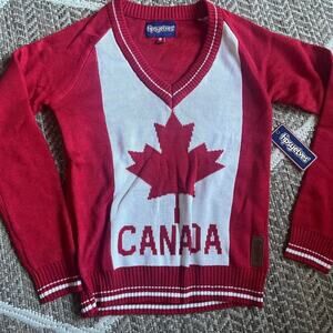 Tipsy Elves Canada Sweater Womens sz S
